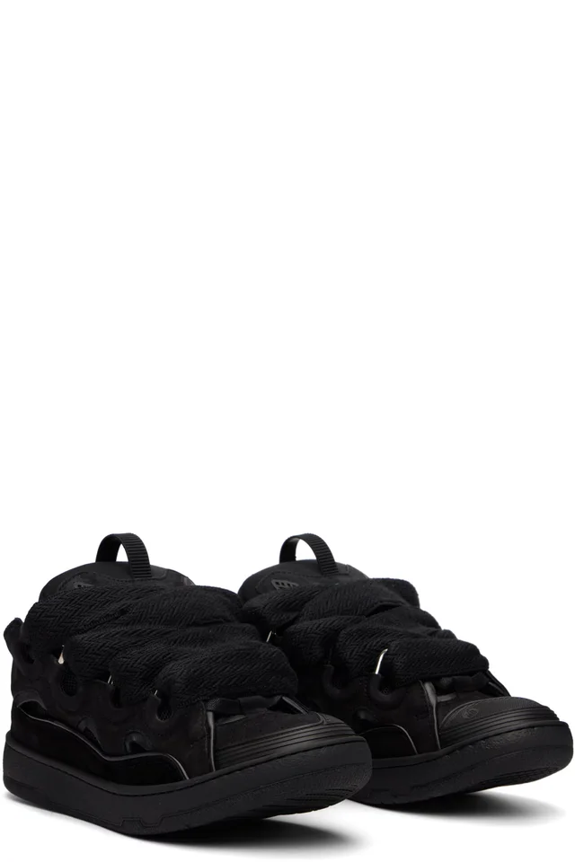 Lanvin Black Curb Sneakers, photo 4 of 5 from SSENSE