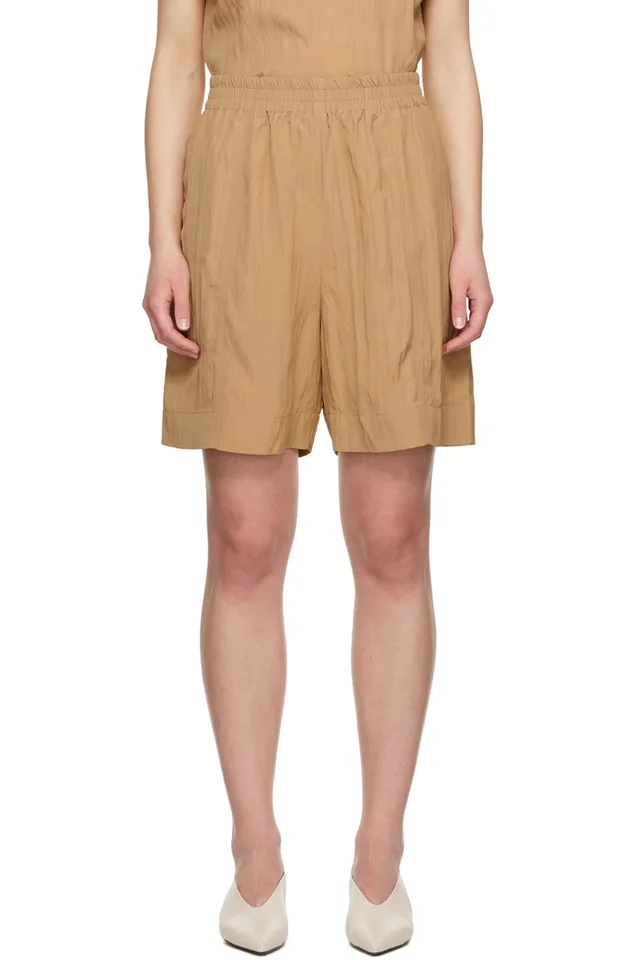 Beige Emery Shorts, image 1 of 1 from SSENSE