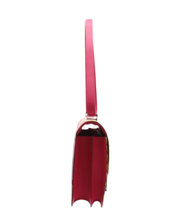 Hermès Constance 24 Limited Edition Rose Mexico Swift and Marble Silk PHW in Pink Swift leather from Luxury Promise, photo 4 of 10