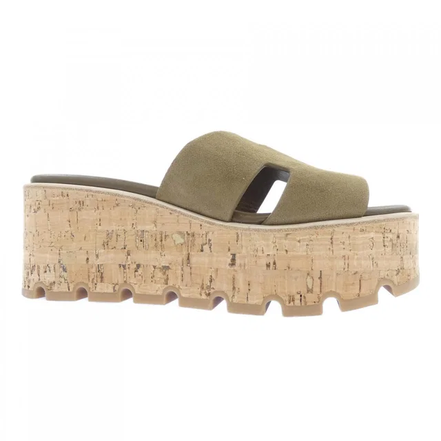 Hermès Eze H-Cut Detail Sandals in Goatskin from The Reluxe