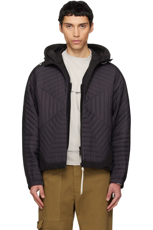 Mordecai Black Radiant Hybrid Windbreaker Jacket, image 1 of 1 from SSENSE