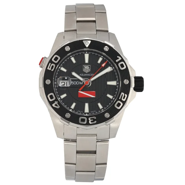 TAG Heuer Aquaracer WAJ211A 43mm Stainless Steel Watch from H&T