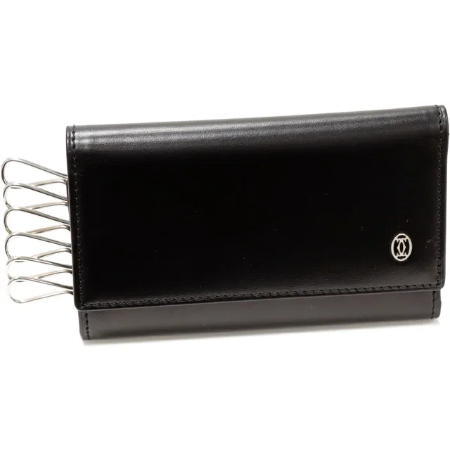 Cartier Calf Pasha Key Case L3000127 in Calfskin from LuxUness