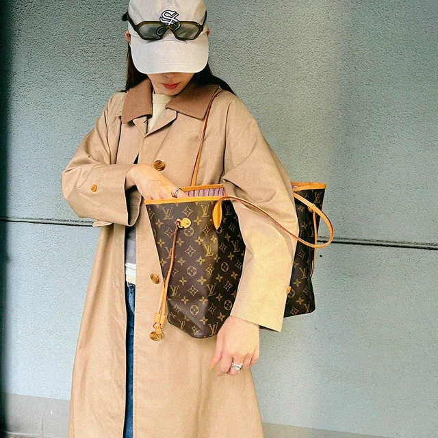 Burberry Check-lined Balmacaan Coat #7 Beige in Beige from VINTAGE QOO TOKYO