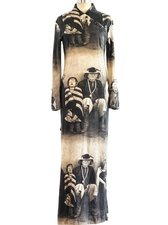 1996 Alexander McQueen "Blind Colony" Dress from Arcade Vintage