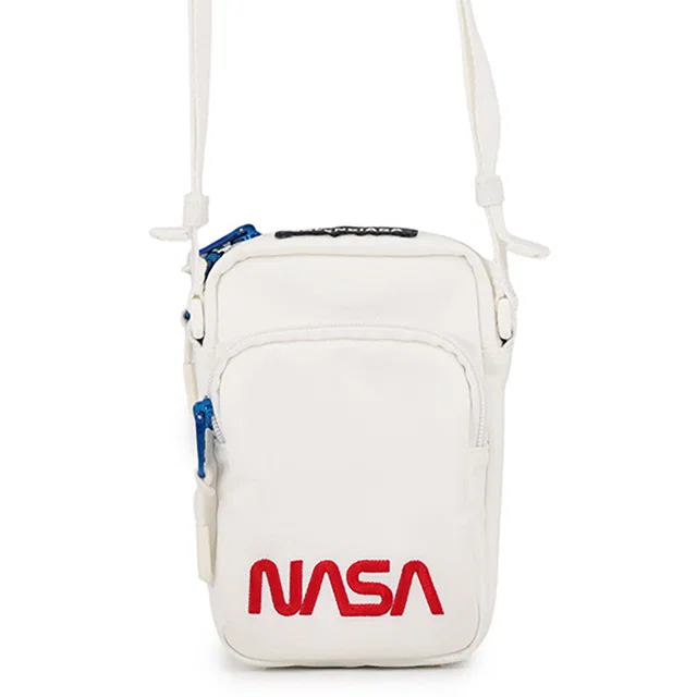 Balenciaga NASA Shoulder Bag White/Red659143 Canvas in White Canvas from GALLERY RARE