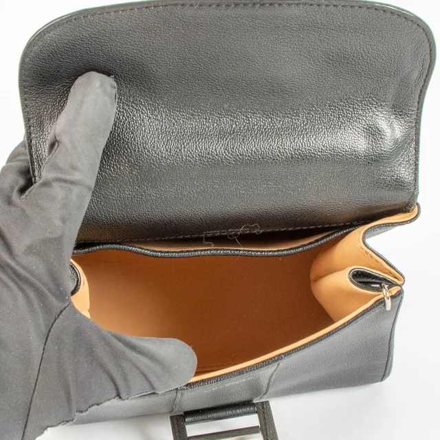 Delvaux Black Rodeo Calf Brillant Mini Bag in Black Calfskin from Labellov, photo 6 of 6