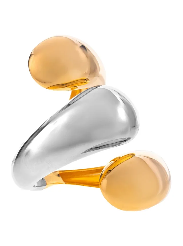 FEDERICA TOSI ISA BRACELET with Chain Detail in Metallic for Women, photo 2 of 4 from Gaudenzi Boutique
