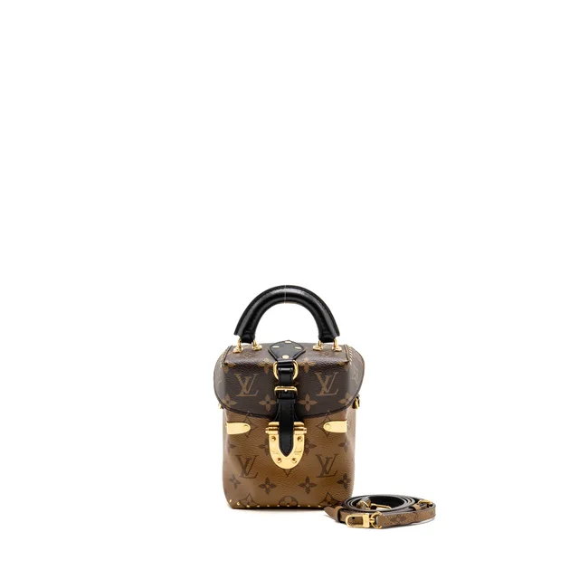 Louis Vuitton Top Handle Camera Box Monogram Reverse Canvas GHW in Canvas from EMIER