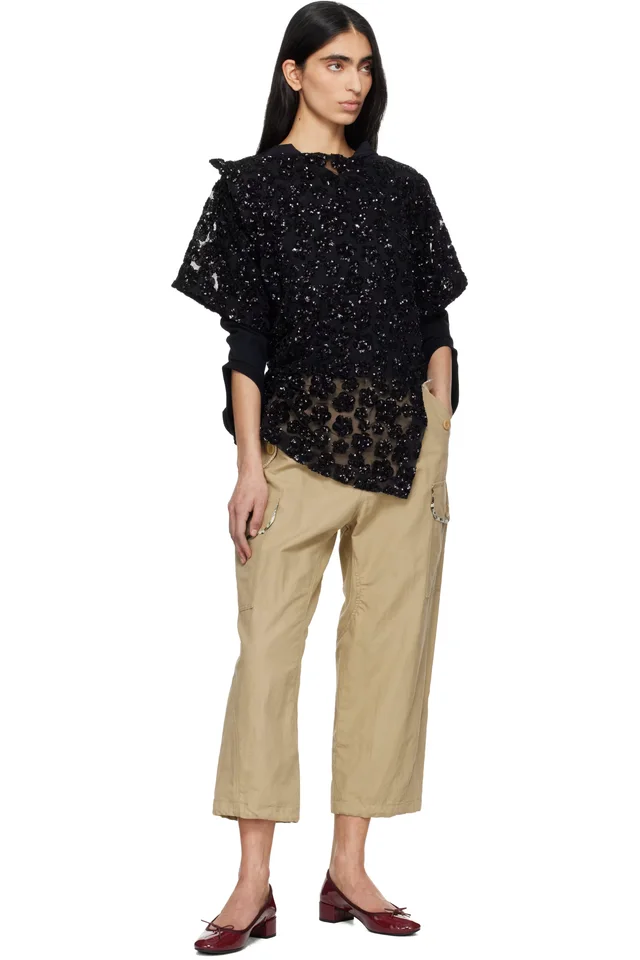 UNDERCOVER Beige UC1F1509 Cargo Pants, photo 4 of 4 from SSENSE