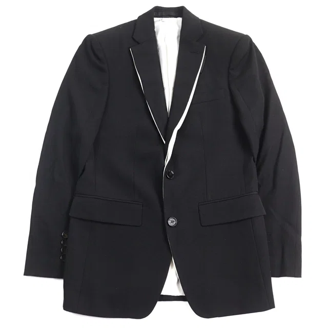Burberry London Wool Tailored Jacket in Wool from LuxUness