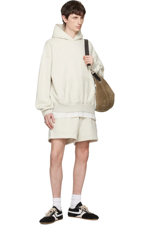 Fear of God ESSENTIALS Gray Signature Classic Shorts, photo 4 of 4 from SSENSE