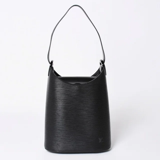 Louis Vuitton Verso Bag Epi Leather Black in Black Leather from The Reluxe