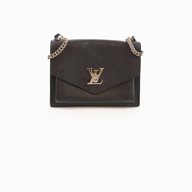 Louis Vuitton Lockme Black BB Chain in Black Leather from The Purse Affair