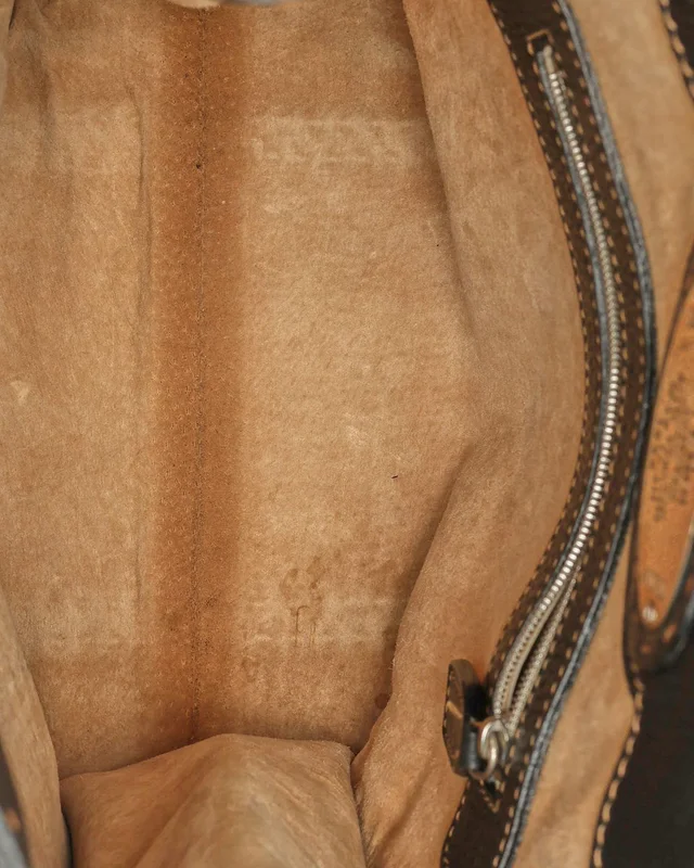 Fendi Selleria Stitch Tote Bag in Suede from A Retro Tale, photo 7 of 9