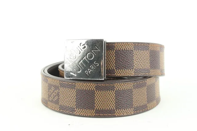 Louis Vuitton 90/36 Damier Ebene Belt in Brown from Bagriculture