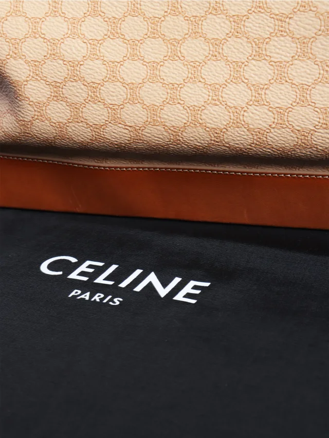 Celine Beige vintage Macadam tote bag in Beige Coated canvas from Sign of the Times, photo 9 of 9