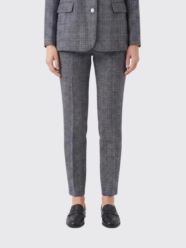 Fabiana Filippi Wool-blend pleated casual trousers, photo 4 of 4 from SENSER