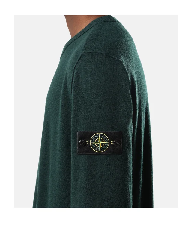 Stone Island Loose-fit crewneck jumper with ribbed trims, photo 2 of 3 from SENSER