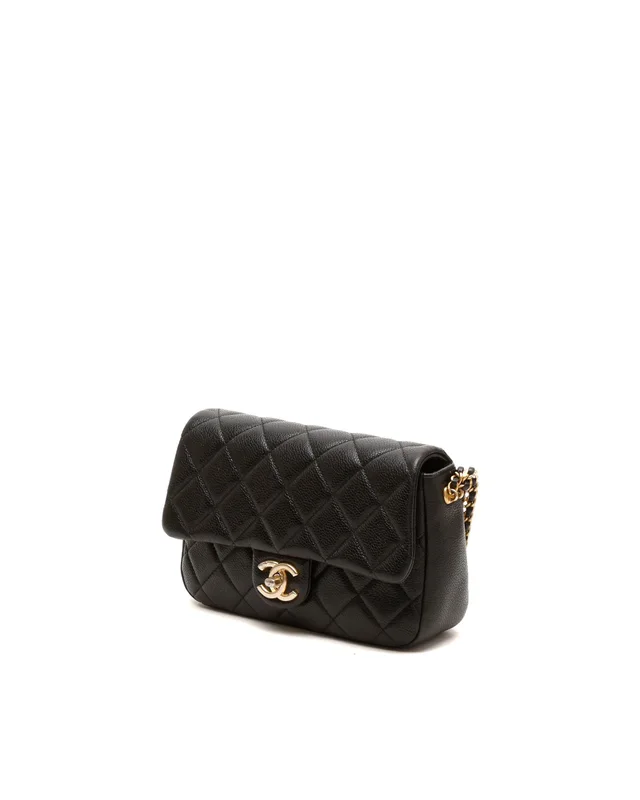 Chanel Mini Chain Soul Flap Bag in Caviar leather from A Retro Tale, photo 2 of 10