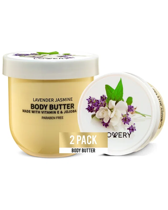 Lovery Whipped Body Butter Scented Body Lotion, 2Pack Ultra Hydrating Body Cream, image 1 of 1 from Rue La La