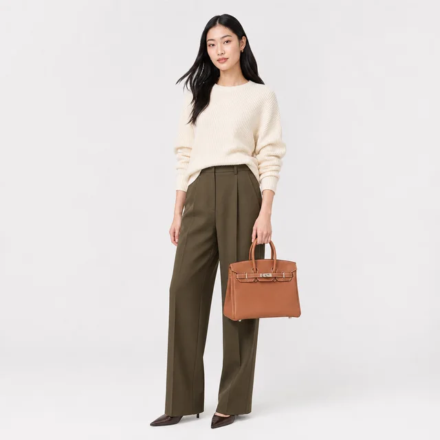Hermès Birkin 25 Togo Gold PHW K Stamp in Gold Togo leather from The Purse Affair