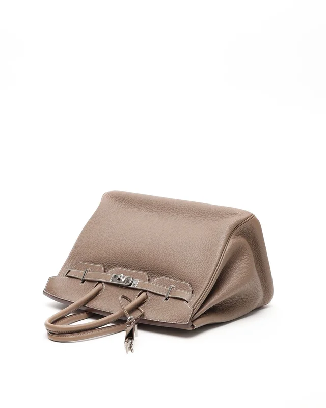 Hermès Birkin 35 Togo Etoupe Bag in Taupe Togo leather from A Retro Tale, photo 4 of 12