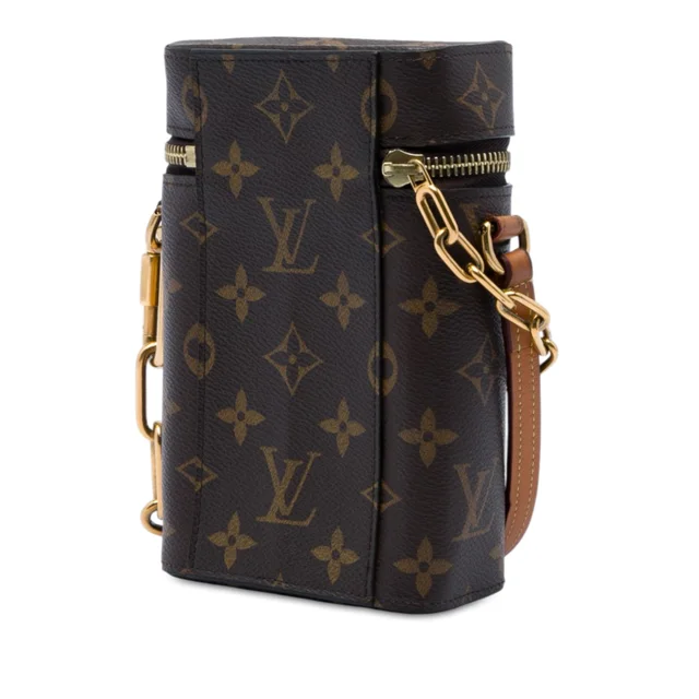 Brown Louis Vuitton Monogram Phone Box Crossbody Bag in Brown Coated canvas from Designer Revival, photo 2 of 2