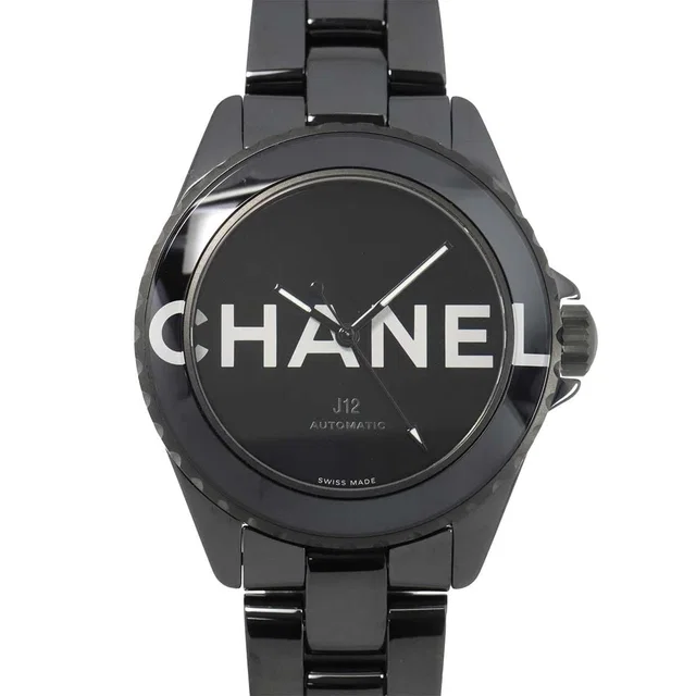 J12 38mm Wanted de Chanel H7418 Ceramic Automatic Black Dial in Black Ceramic from Luxury Promise