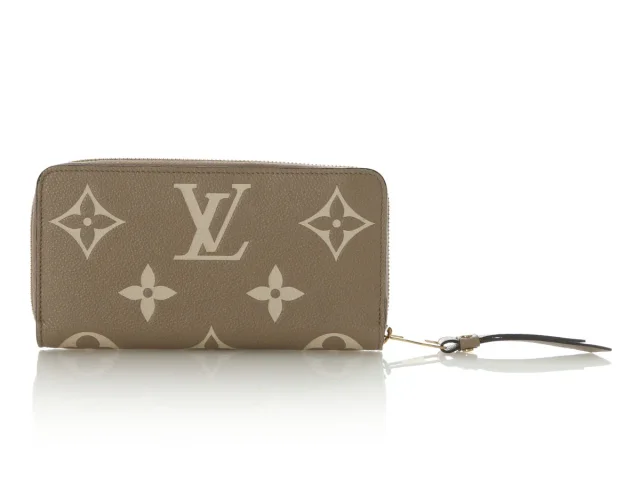 Louis Vuitton Dove and Cream Bicolor Monogram Empreinte Leather Zippy Wallet in White Leather from Ann's Fabulous Finds, photo 4 of 9