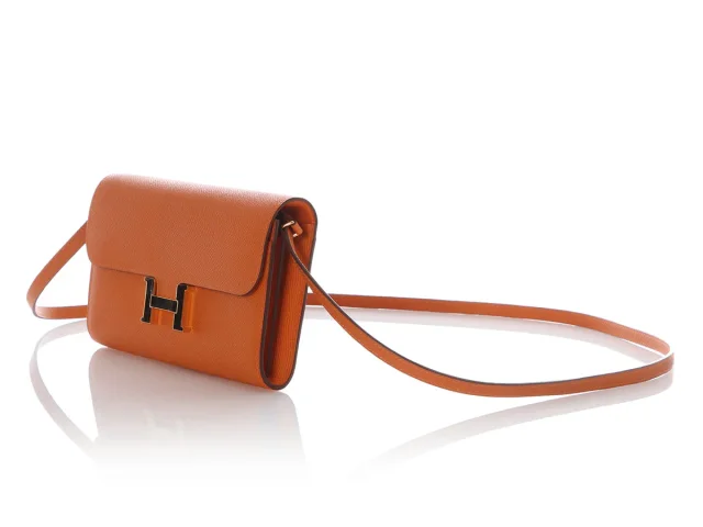 Hermès Epsom Constance To Go in Orange Epsom leather from Ann's Fabulous Finds, photo 3 of 10
