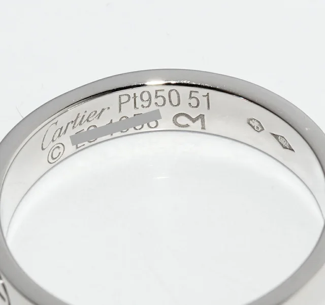 Cartier Love Pt950 Ring Size 51 from LuxUness, photo 2 of 2