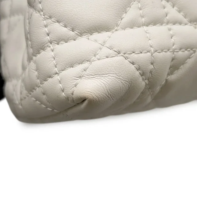 Dior Jolie Top Handle Mini Bag WhiteS3123UNJB Lambskin Faux Pearl in Lambskin from GALLERY RARE, photo 8 of 15
