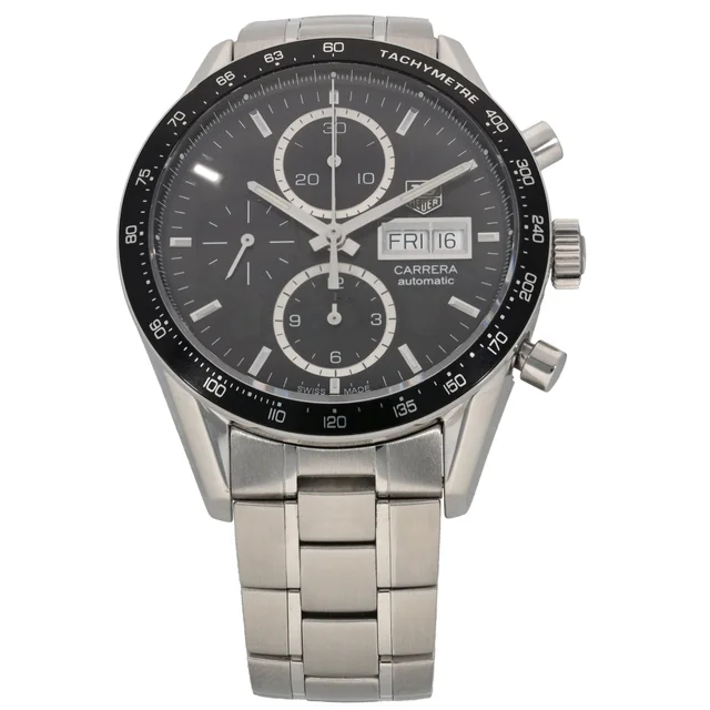 TAG Heuer Carrera CV201AG 41mm Stainless Steel Watch from H&T