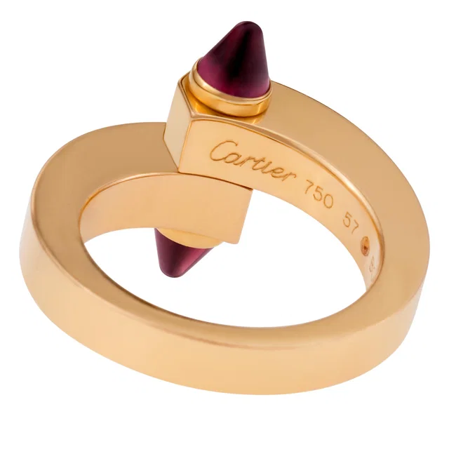 Cartier Menotte Bypass ring in Pink Rose Gold from Gray And Sons