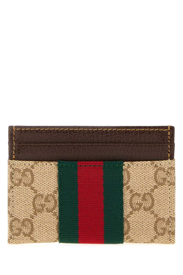 Gucci Case Card — Beige Wallet in Beige Canvas from HEWI
