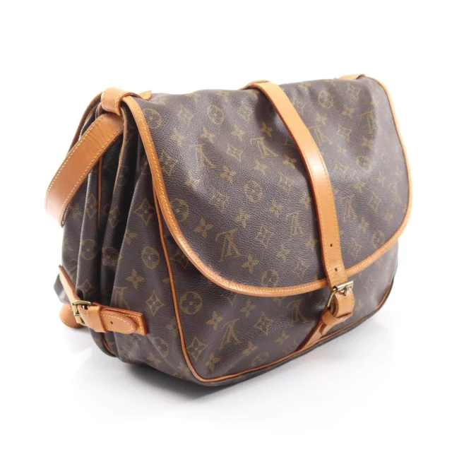 Louis Vuitton Saumur Monogram Shoulder Bag in Brown Canvas from LuxUness, photo 2 of 10