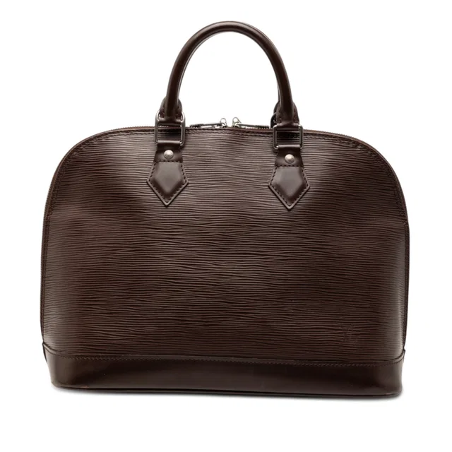 Brown Louis Vuitton Epi Alma PM Handbag in Brown Leather from Designer Revival