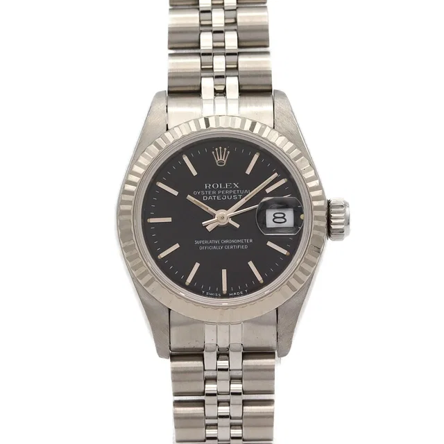 Rolex Datejust Stainless Steel White Gold Automatic in White from The Reluxe