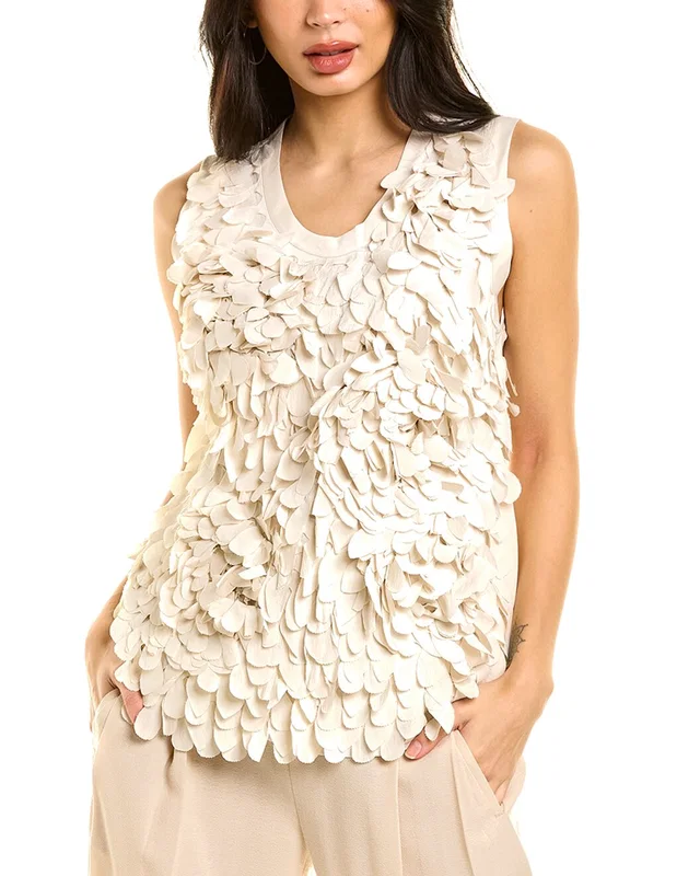 Brunello Cucinelli Silk-Blend Top, image 1 of 1 from Gilt
