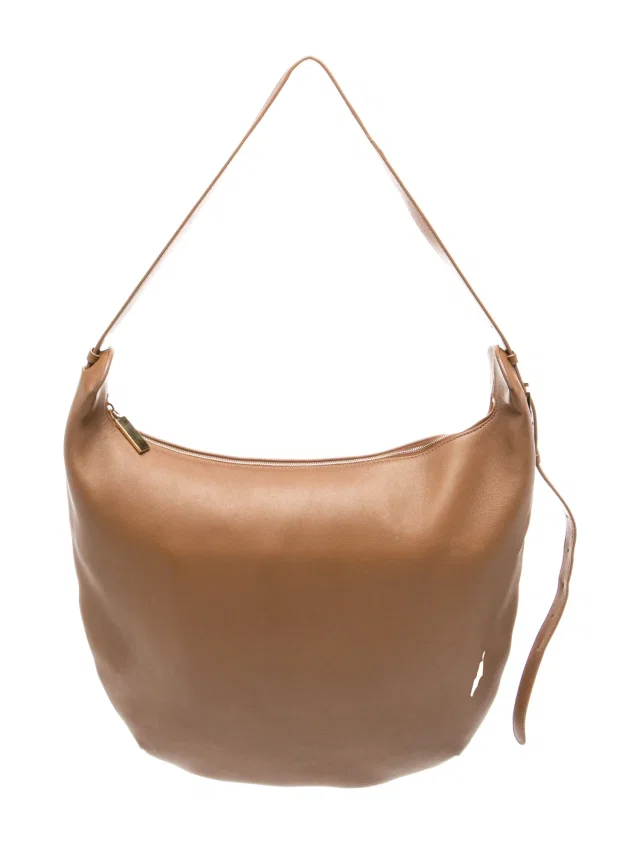 The Row Leather Allie in red|brown Leather from The RealReal