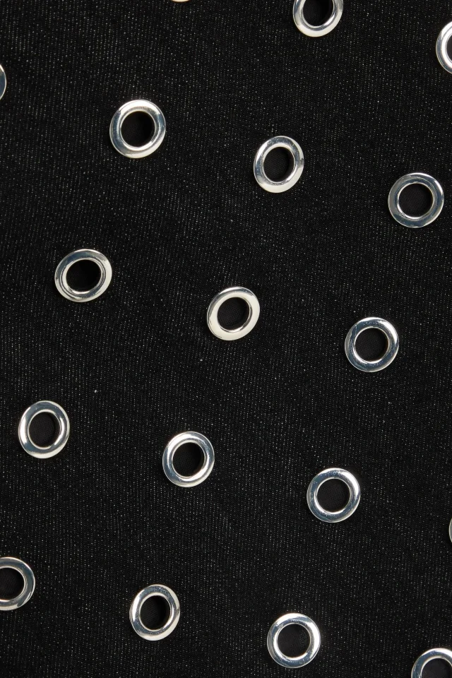 Veronica Beard Blaire Eyelet-Embellished Denim Mini Skirt, photo 4 of 4 from THE OUTNET