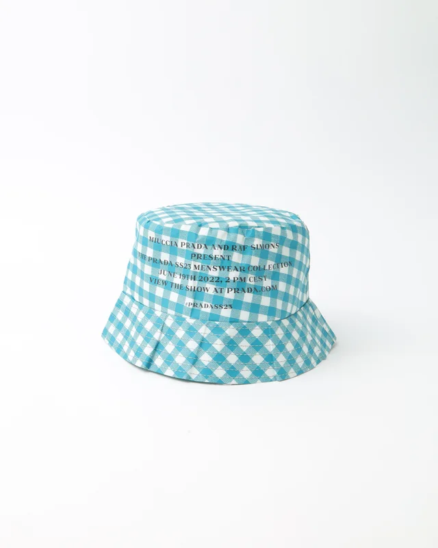 Prada Gingham Fishermans Hat from A Retro Tale, photo 3 of 4