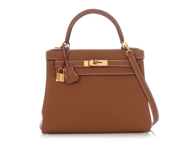 Hermès Togo Kelly 28 in Gold Togo leather from Ann's Fabulous Finds, photo 1 of 1