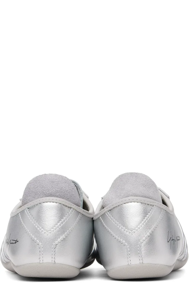 Y-3 Silver Tokyo Sneakers, photo 2 of 4 from SSENSE