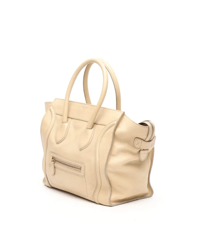 Celine Luggage Mini Bag in Caviar leather from A Retro Tale, photo 2 of 12
