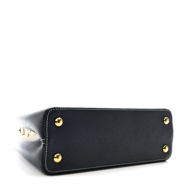 Louis Vuitton Taurillon Capucines PM Blue Marine in Navy Calfskin from FASHIONPHILE, photo 4 of 9
