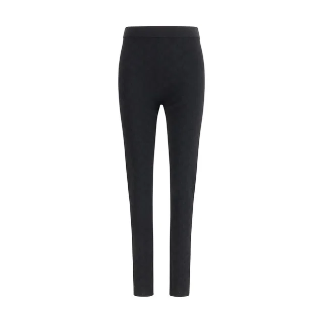 Gucci Black Viscose Leggings in Black from HEWI