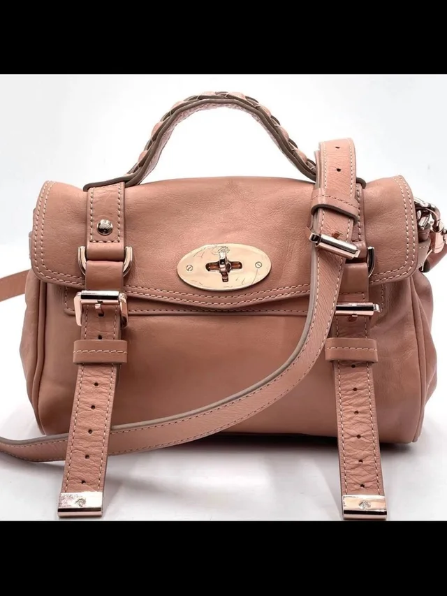 Mulberry Blush Pink Leather Satchel in pink Leather from Poshmark