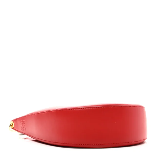Loewe Satin Calfskin Jacquard Luna Bag Scarlet Red in Red Calfskin from FASHIONPHILE, photo 4 of 9